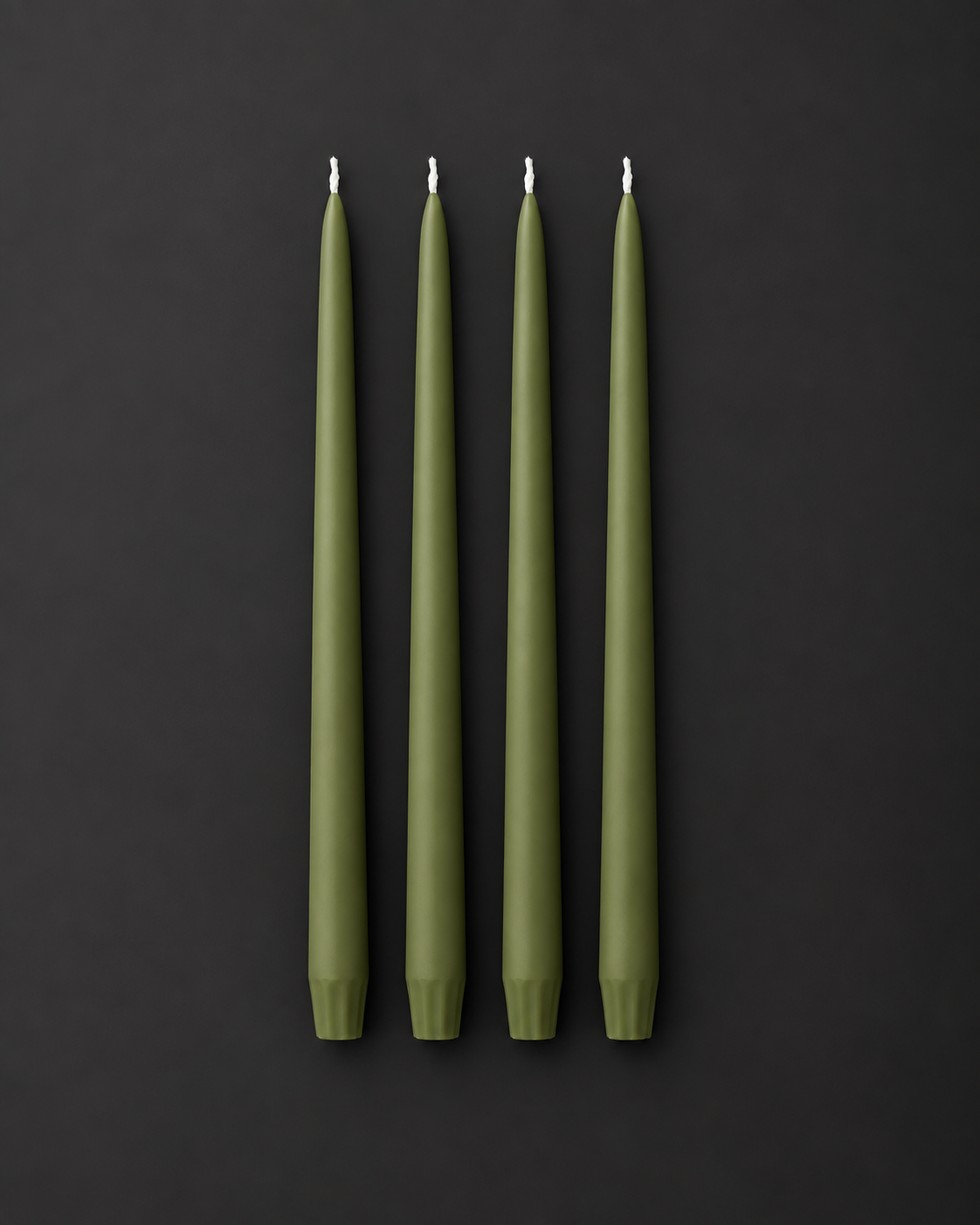 Classic Taper Candle | Olive
