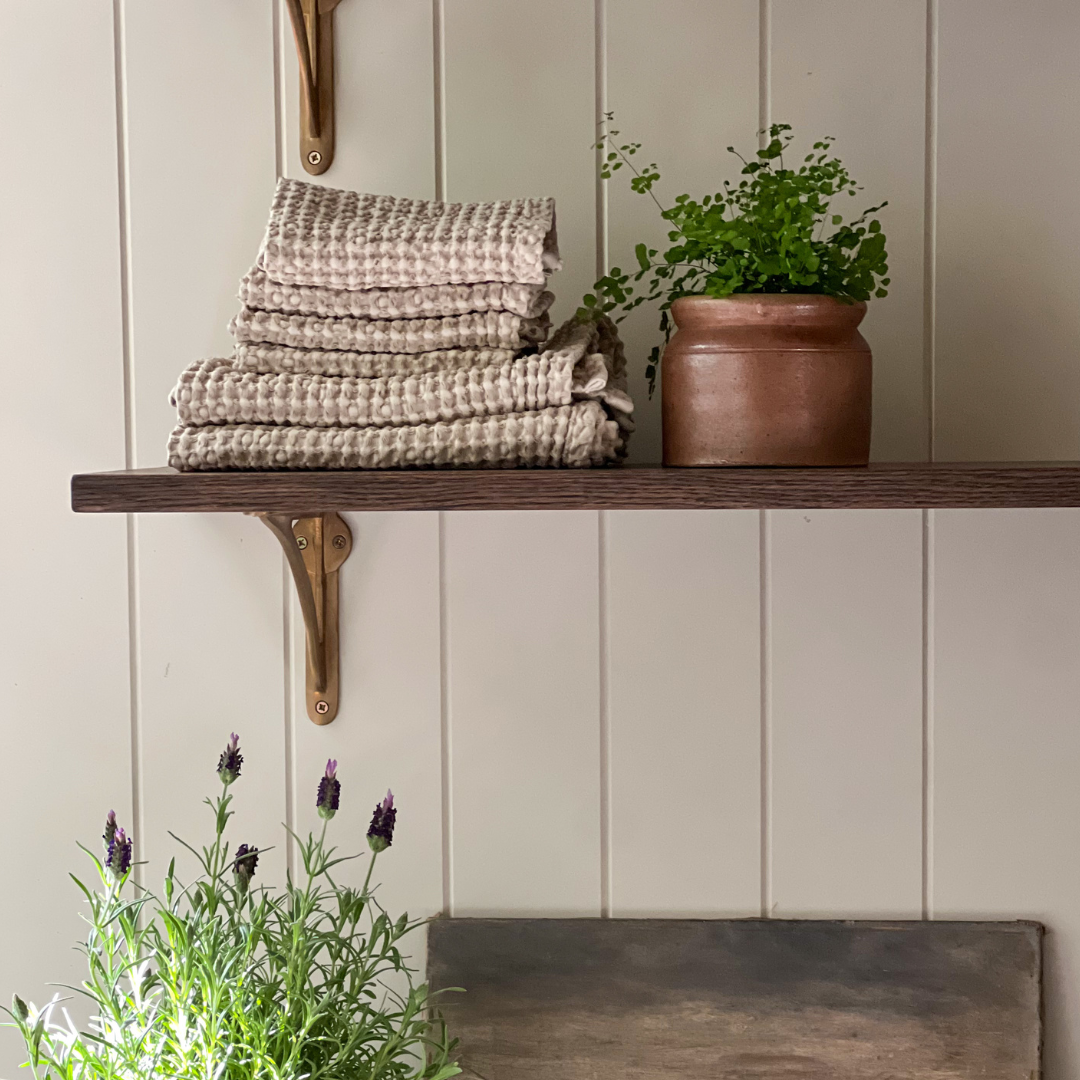 Organic Waffle Face Cloth - Natural