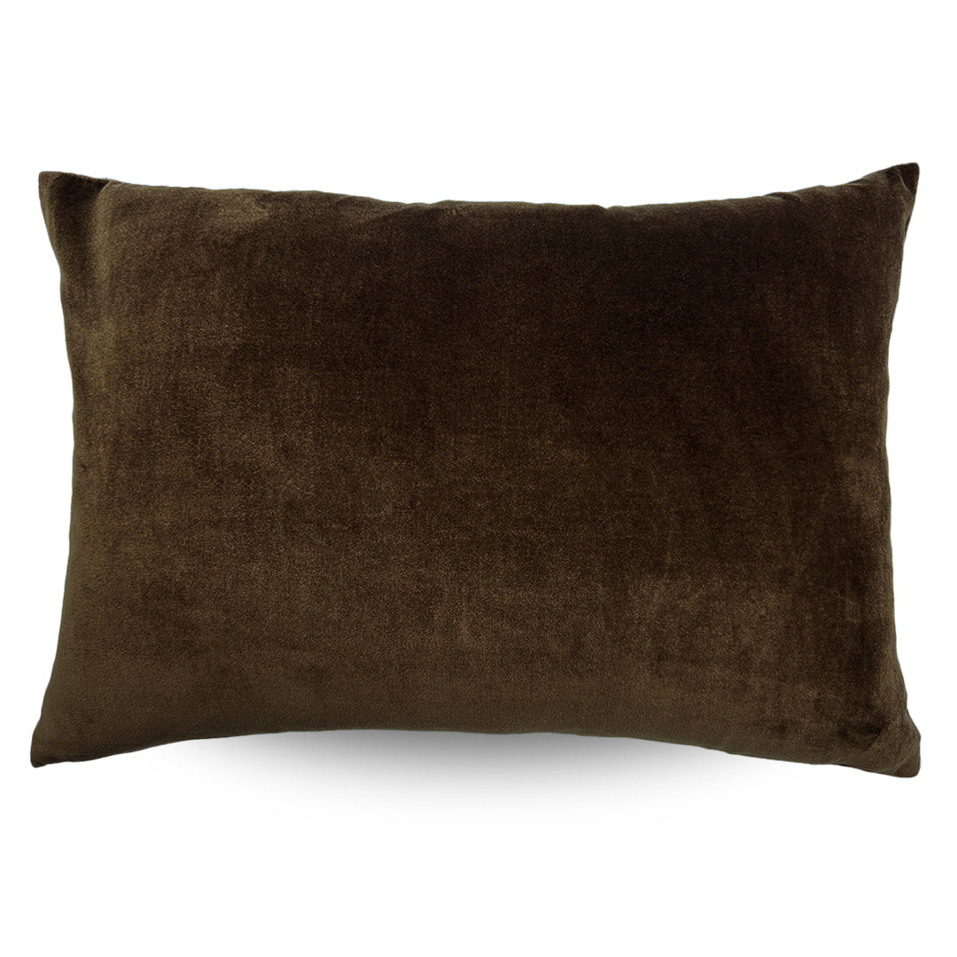 Classic Velvet Cushion 40x60 | Chocolate
