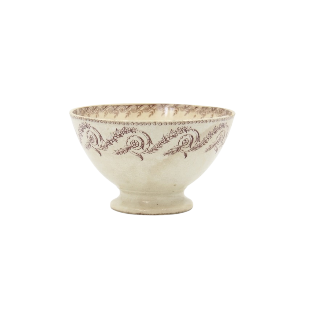 Antique French Cafe au Lait Bowl