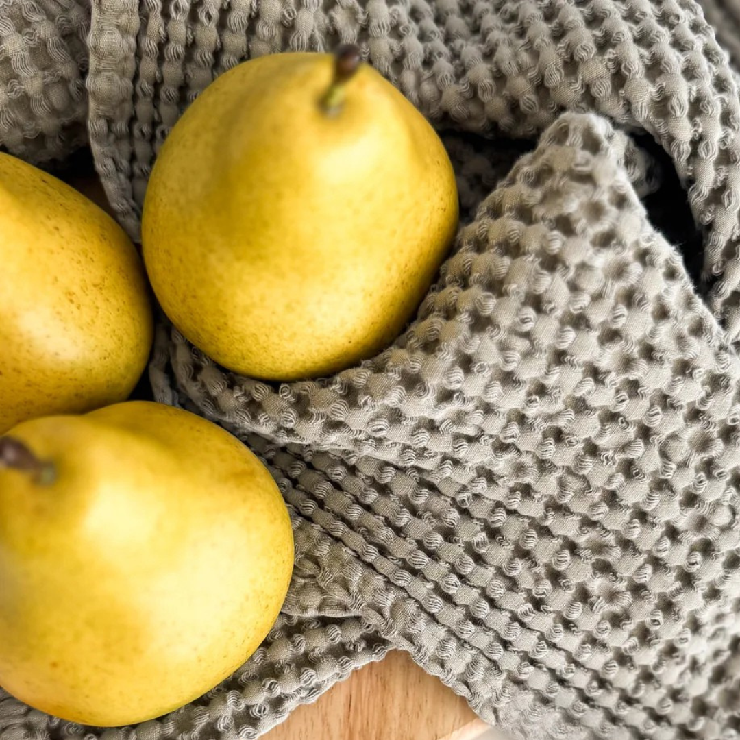 Waffle Tea Towel | Khaki