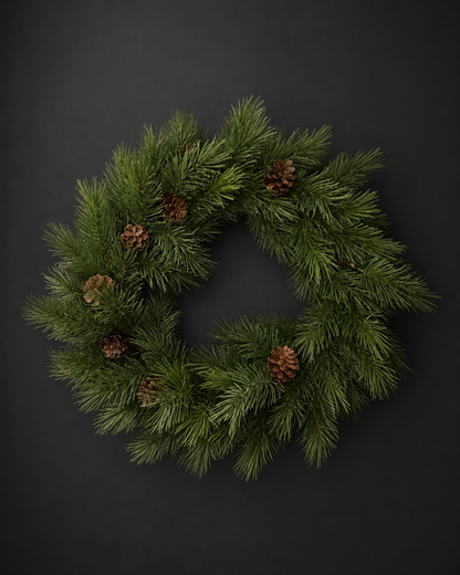 Pine Cone Wreath 65cm