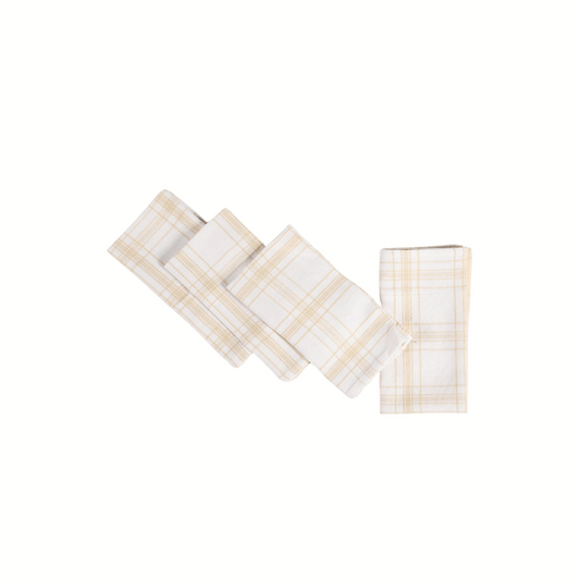 Picnic Plaid Cotton Napkins | Set of 4