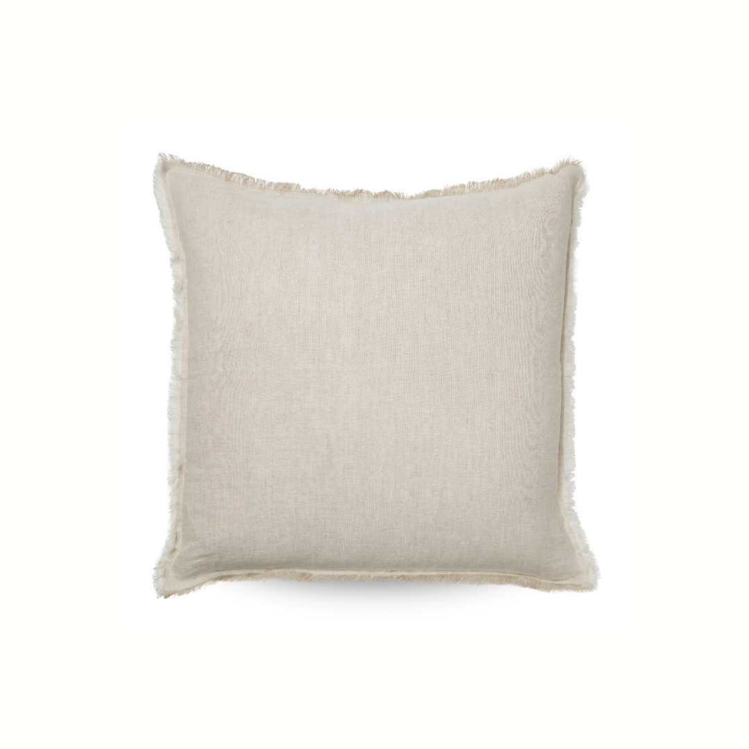 Annie Fringed Linen Cushion | 60cm x 60cm