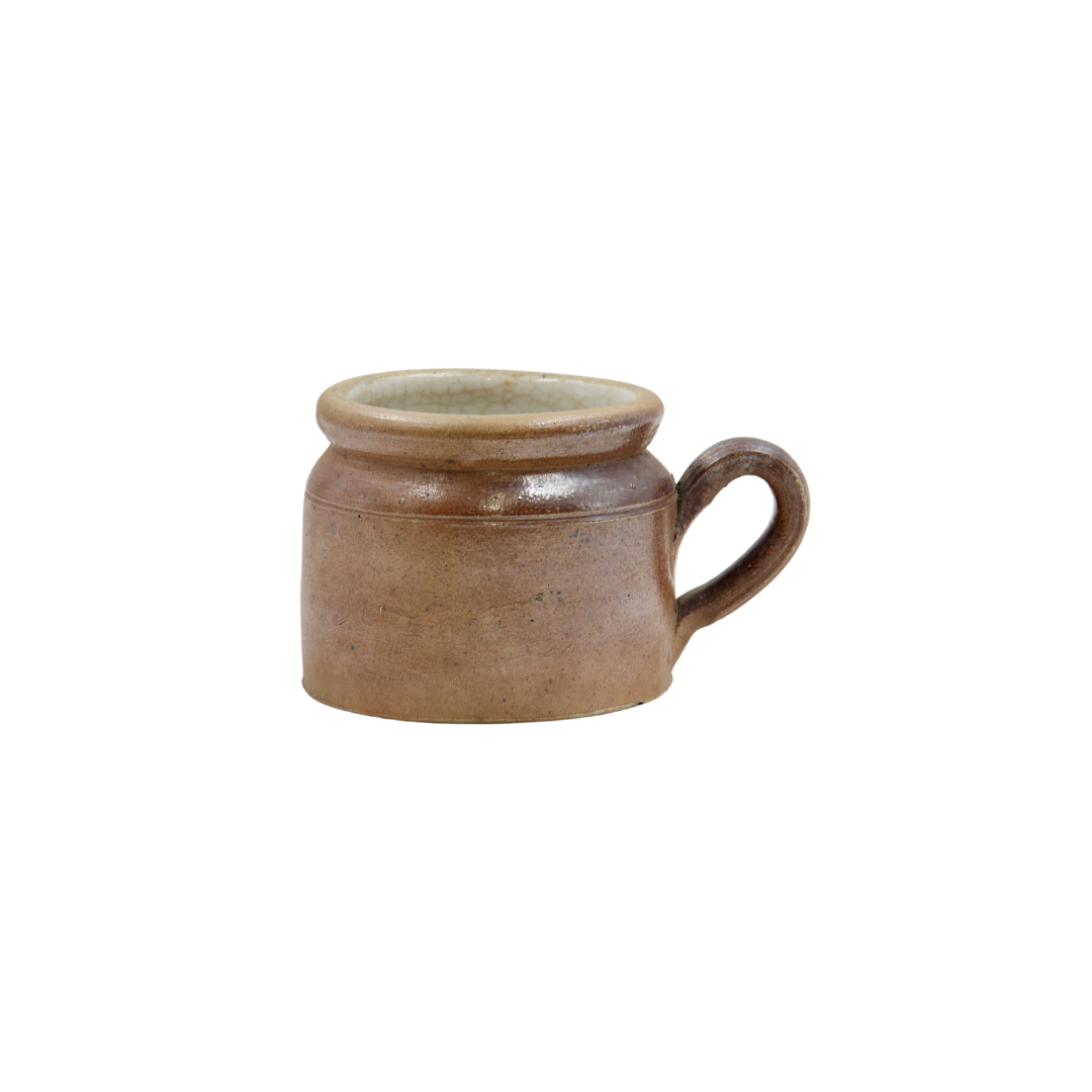 Antique French Stoneware Confit Pot II (Small)