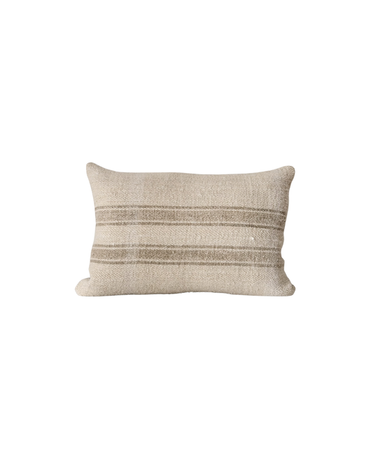 Vintage Grain Sack Cushion | Swiss Miss