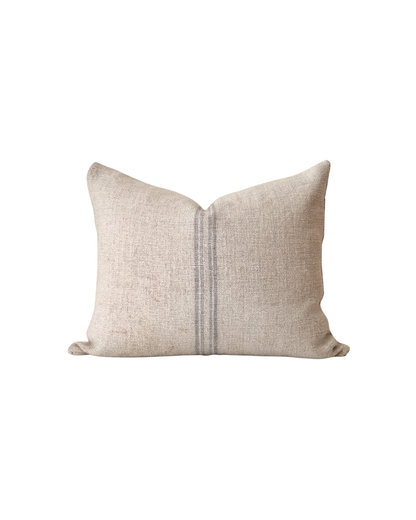 Vintage Grain Sack Cushion | Bluebell