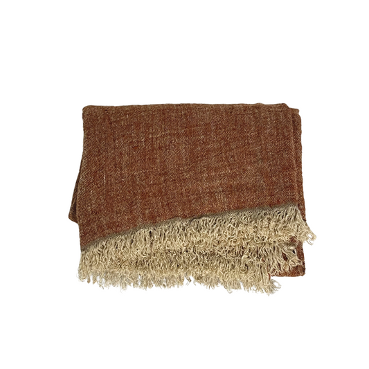 Sienna Linen Throw Blanket
