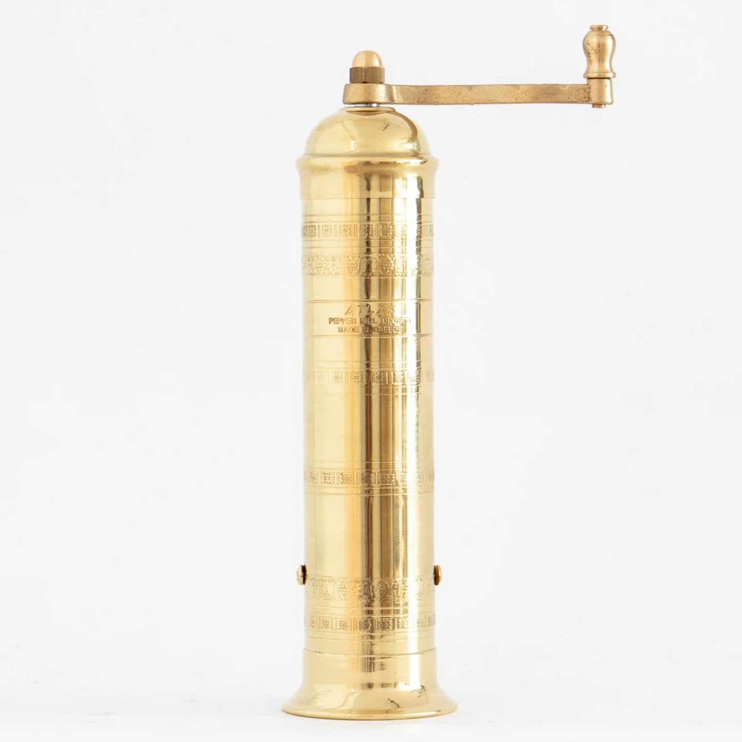 European Brass Pepper Mill Wovenwood Interiors