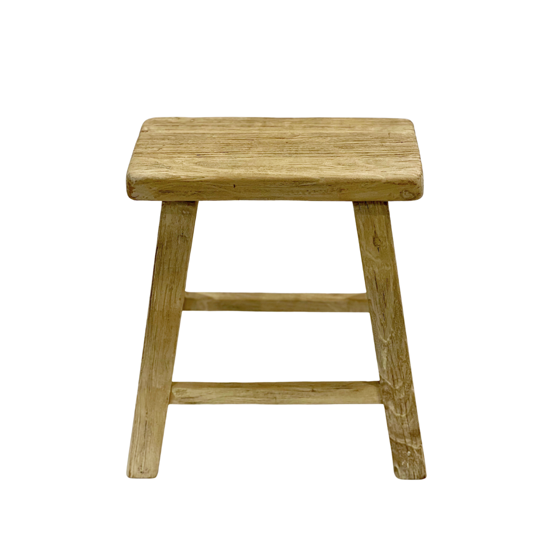 Vintage Elm Milking Stool