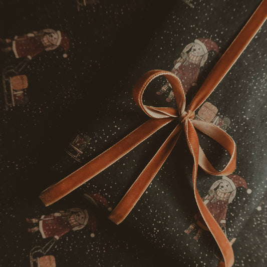Christmas Bunny Wrapping Paper