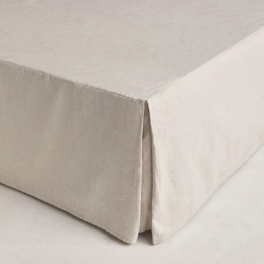 Avenue Oatmeal Linen & Cotton Valance