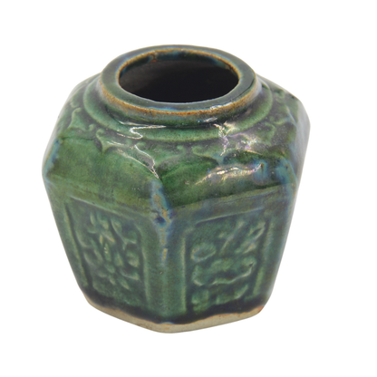 Antique Jade Green Ginger Jar