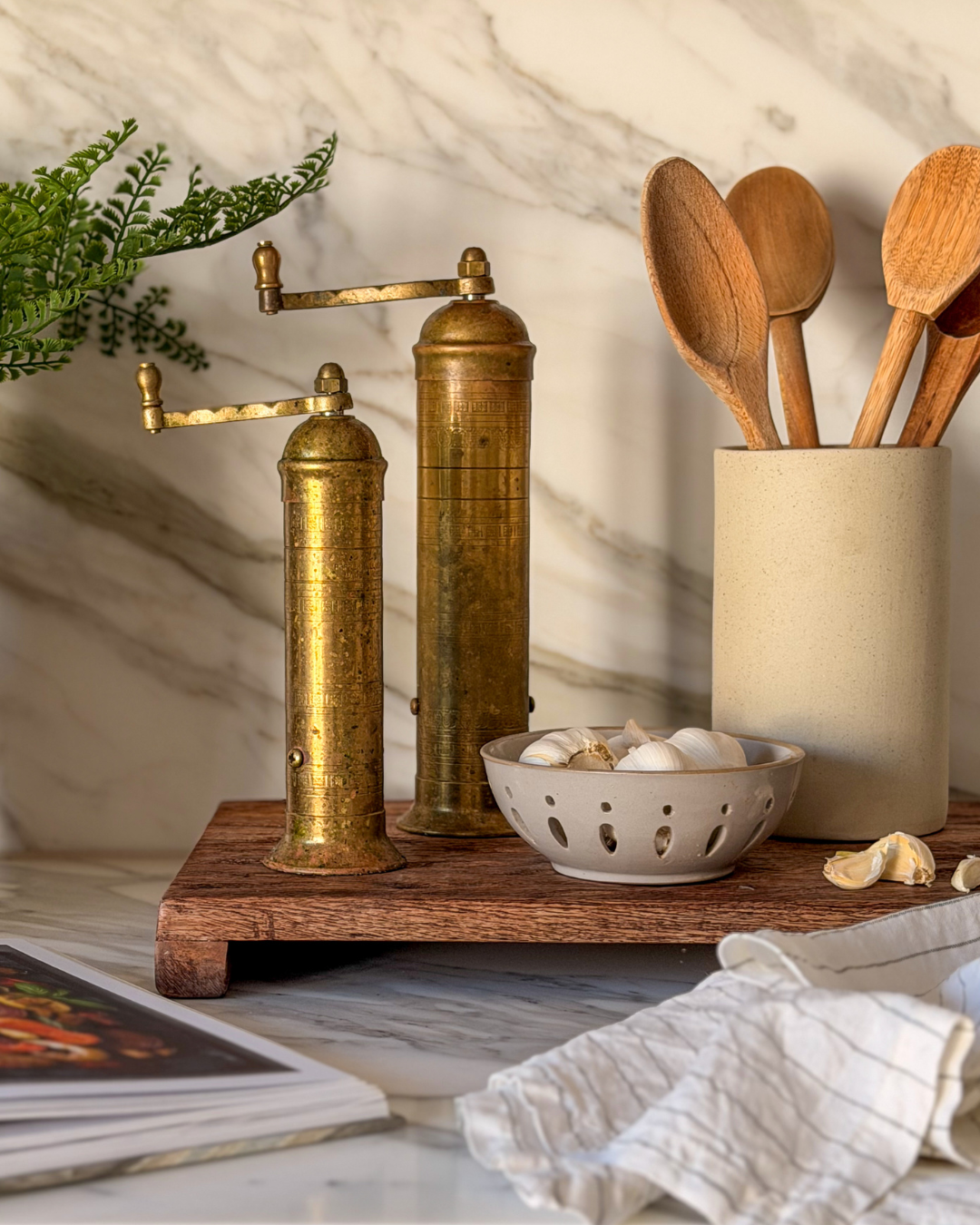 Counter Top Risner Rectangular Timber Riser | Wooden Kitchen Styling Riser – Wovenwood ...