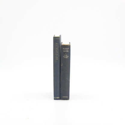 Antique Book Stack -  Steel Blue