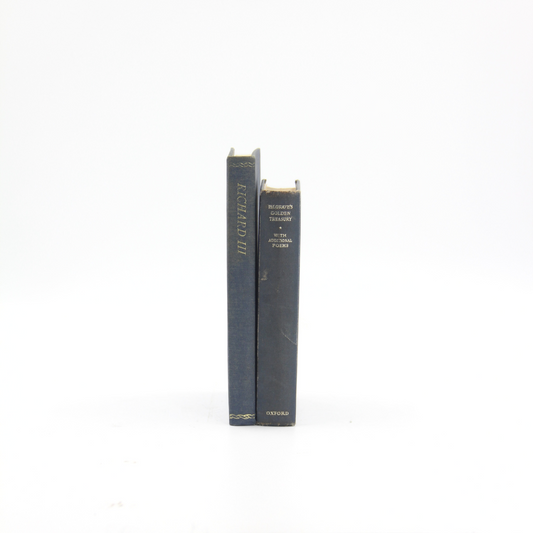 Antique Book Stack -  Steel Blue