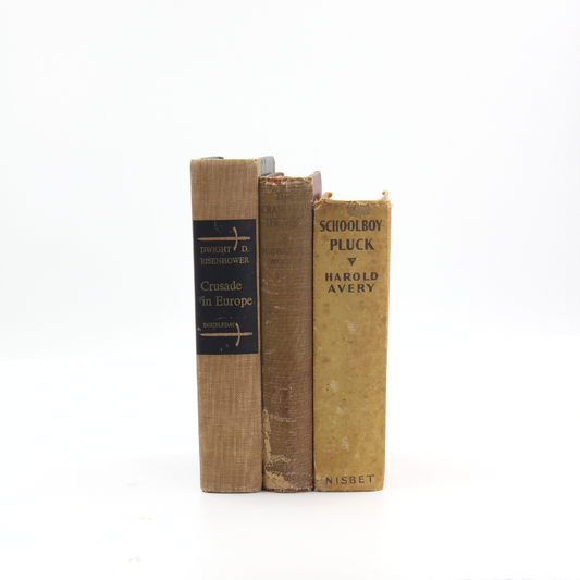 Antique Book Stack -  Mustard