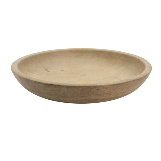 Antique French Oak Butter Bowl II