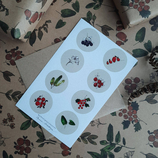 Festive Flora Stickers