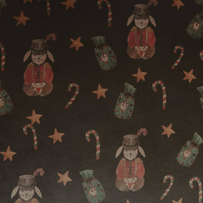 Drummer Bunny Wrapping Paper