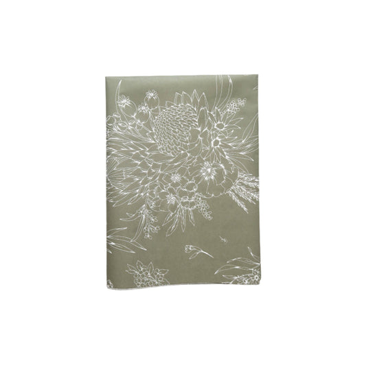 King Protea Tissue Paper - Olive