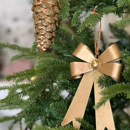 Brass Bow Ornament