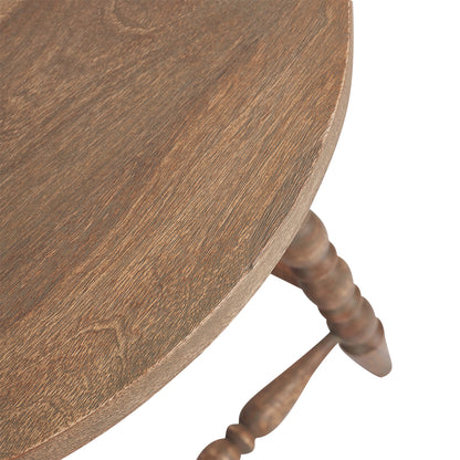 Round Bobbin Side Table