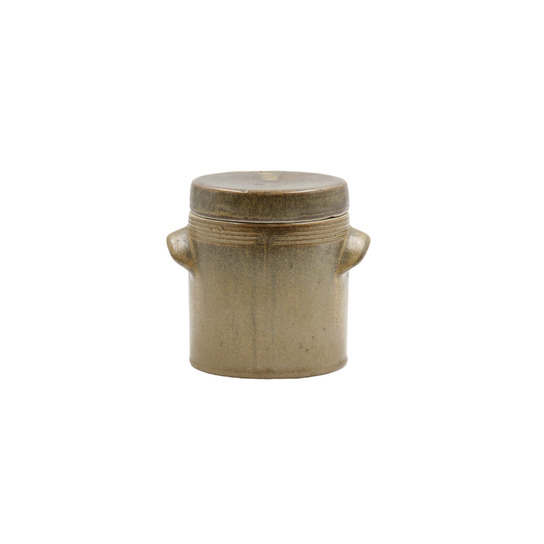 Vintage French Lidded Confit Pot