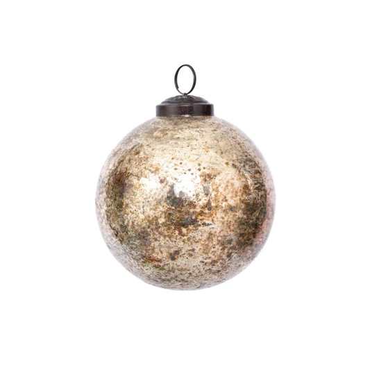 Antique Mirrored Glass Bauble