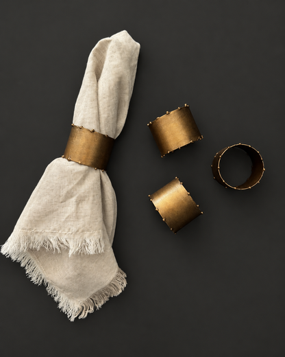 Fringed Linen Napkin | Set of 4