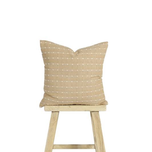 Bedouin Stripe Cushion | Apricot