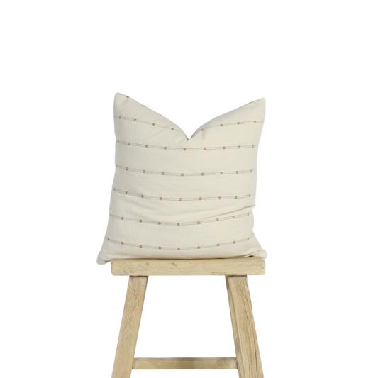 Bedouin Stripe Cushion | Cream