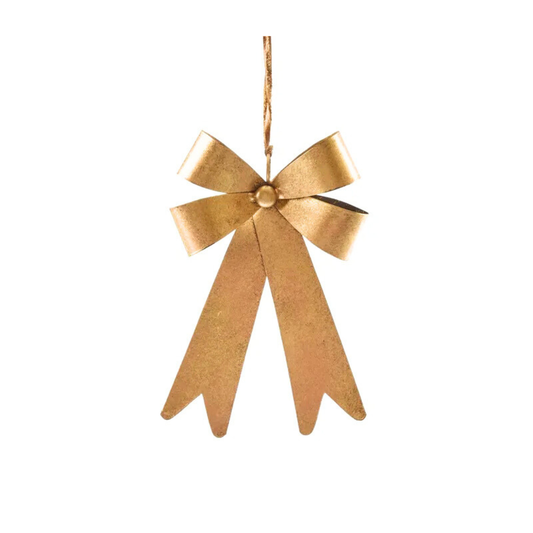 Brass Bow Ornament