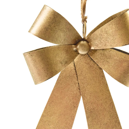 Brass Bow Ornament