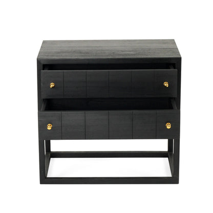 Brenton Bedside Table | Black