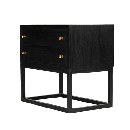 Brenton Bedside Table | Black