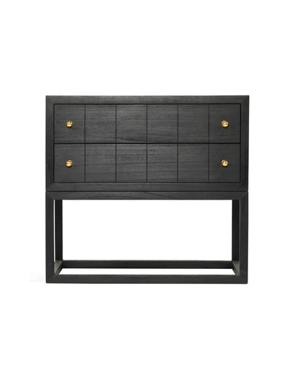 Brenton Bedside Table | Black