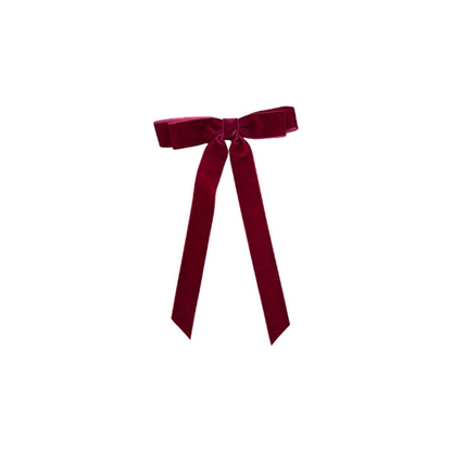 Burgundy Double Bow | Set of 3