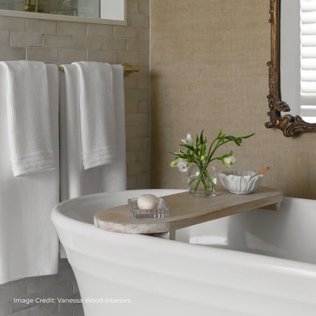 Aged Timber Bath Caddy