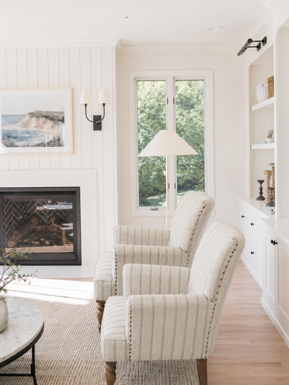 Cambridge Armchair | Pinstripe