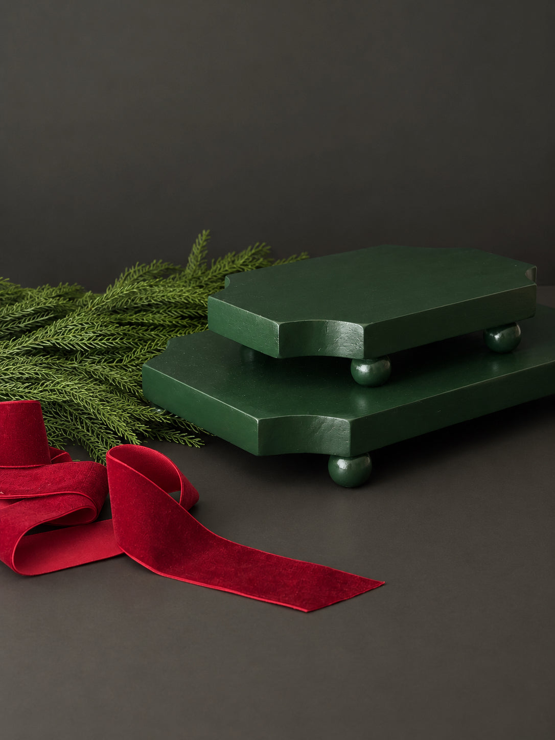 Catalina Risers – Limited Edition Forest Green | Set of 2