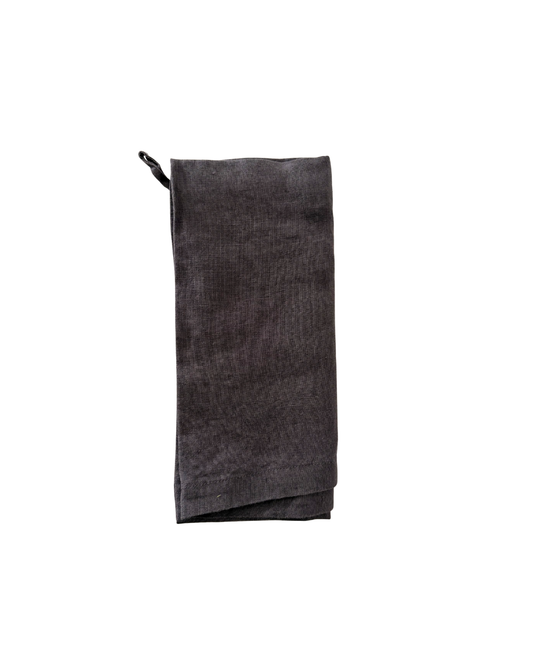 French Linen Tea Towel | Charcoal