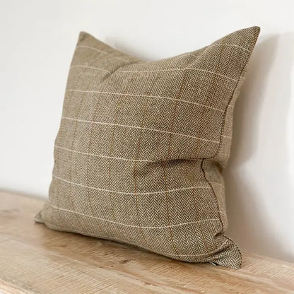 Charles Wool Blend Herringbone Cushion | 45cm x 45cm