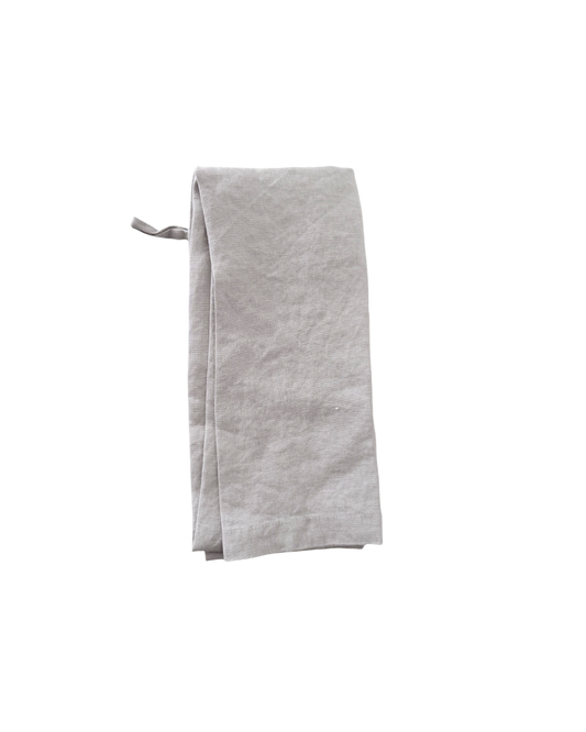 French Linen Tea Towel | Dove Grey
