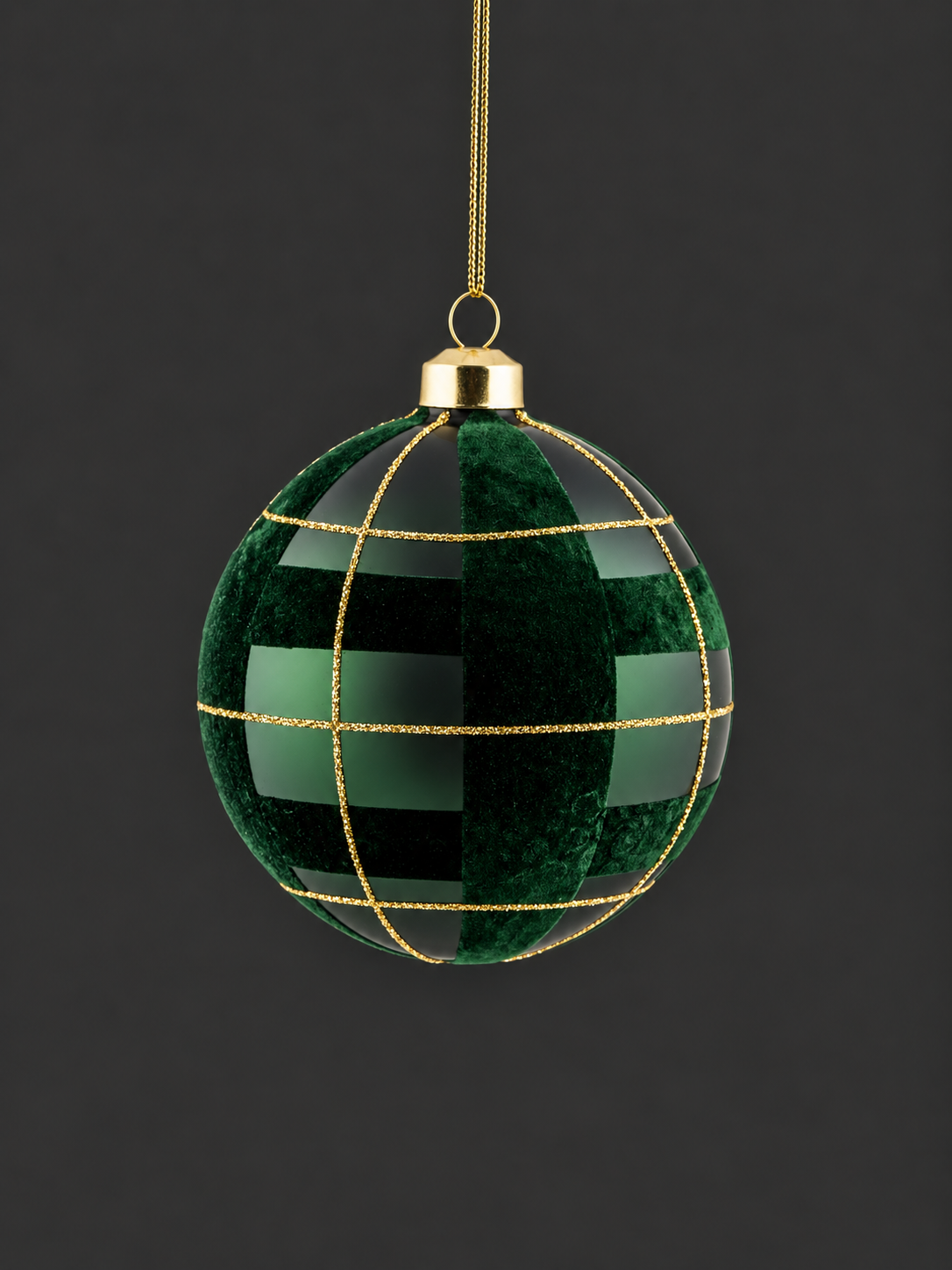 Emerald Tartan Bauble