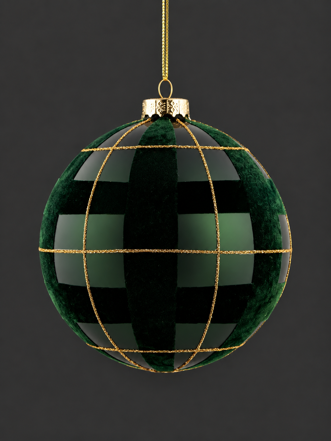 Emerald Tartan Bauble