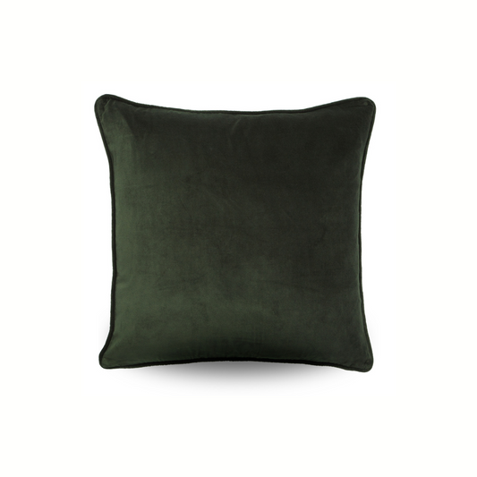 Classic Velvet Cushion | Evergreen