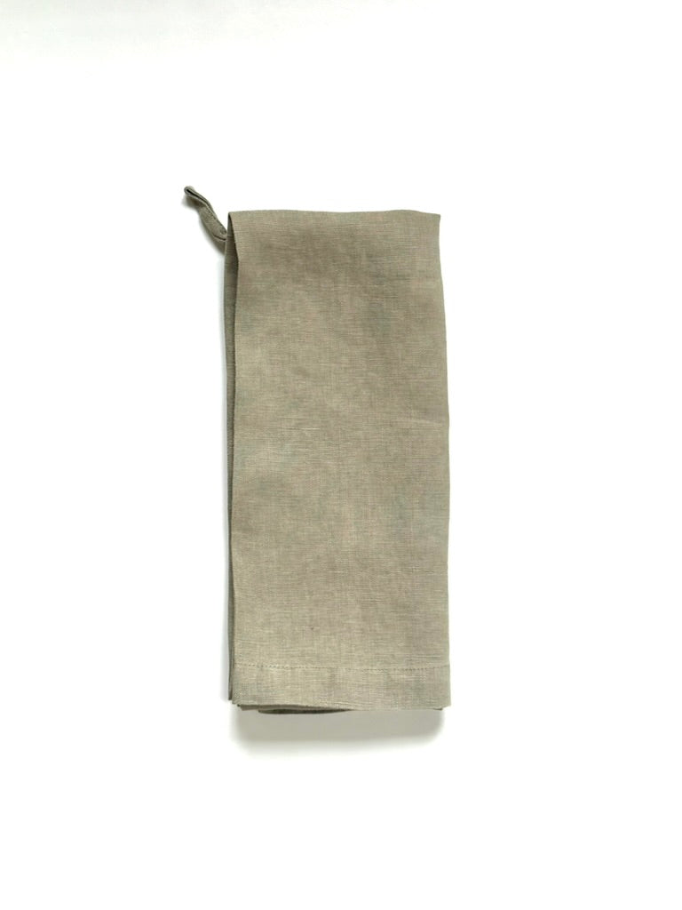 French Linen Tea Towel | Khaki