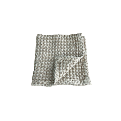 Organic Waffle Face Cloth - Natural