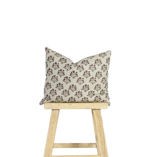 Ferriday Block Print Cushion